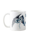 Flying Blue Dragon - Need for Magic mugs by LisaKonrad Flying Blue Dragon - Need for Magic mugs