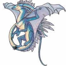 Flying blue dragon photosculpture by thedancingemu Flying blue dragon photosculpture
