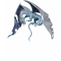 Flying Blue Dragon t-shirts by LisaKonrad Flying Blue Dragon t-shirts
