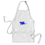 Flying Blue Fire Breathing Dragon aprons