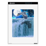 Flying Blue Heron Wildlife Fantasy Gift Design Decal For The iPad