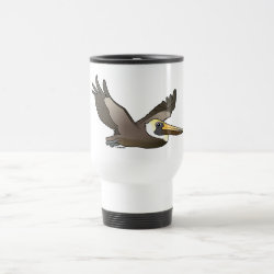 Flying Brown Pelican Travel / Commuter Mug