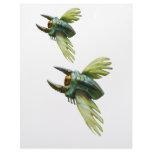 Flying bugs letterhead design