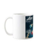Flying bunnies coffee mug