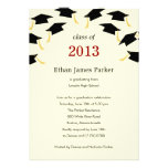 Flying Caps Graduation Party Invitation