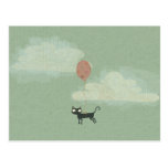 Flying Cat Postcard