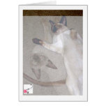 Flying Cats Card