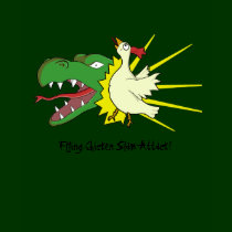 Flying Chicken Slam Attack! t-shirts by Loud_G Flying Chicken Slam Attack! t-shirts
