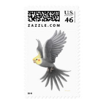 Flying Cockatiel Postage