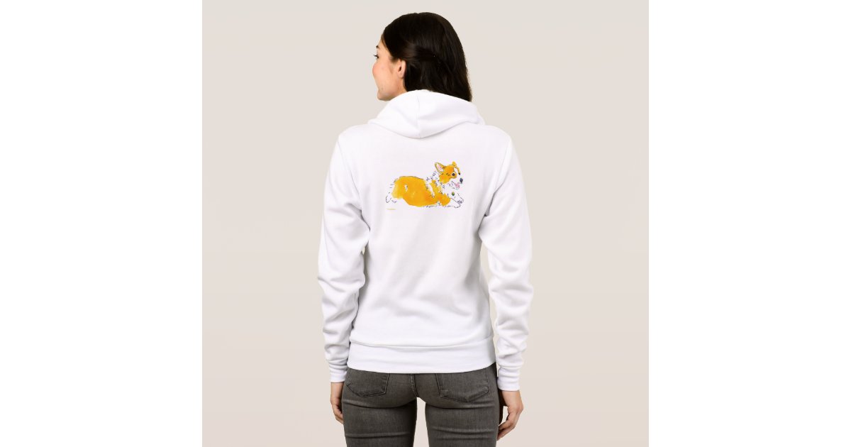 corgi adidas hoodie