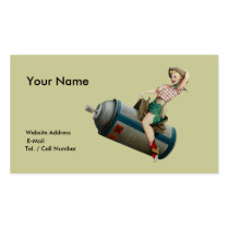 Flying Cowgirl business cards
