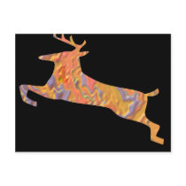 Flying Deer Post Card