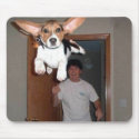 Flying Dog Mousepad by Satori42 Flying Dog Mousepad