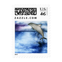 Flying Dolphin Stamp