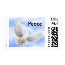 Flying Dove Postage Stamp