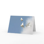 Flying doves cards