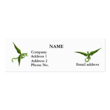 Flying Dragons Profile Card Business Card