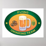 Flying Drinking Team posters