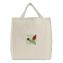 Flying Duck embroidered bags