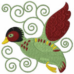 ladies_fitted_polo - Beautiful scenes with embroidered Canada Geese and Ducks on shirts, tshirts, jackets, hats and bags.: Sizes  Available colors: white