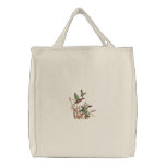 basic_tote_bag - Beautiful scenes with embroidered Canada Geese and Ducks on shirts, tshirts, jackets, hats and bags.: Sizes  Available colors: natural