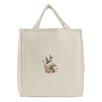 Flying Ducks embroidered bags by Embroidery4U Flying Ducks embroidered bags