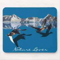 FLYING DUCKS mousepads by RavenSpiritPrints FLYING DUCKS mousepads