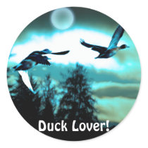 FLYING DUCKS stickers by RavenSpiritPrints FLYING DUCKS stickers