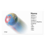 Flying Earth Business Card Template