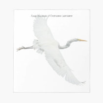 Flying Egret 1 Notepad notepads