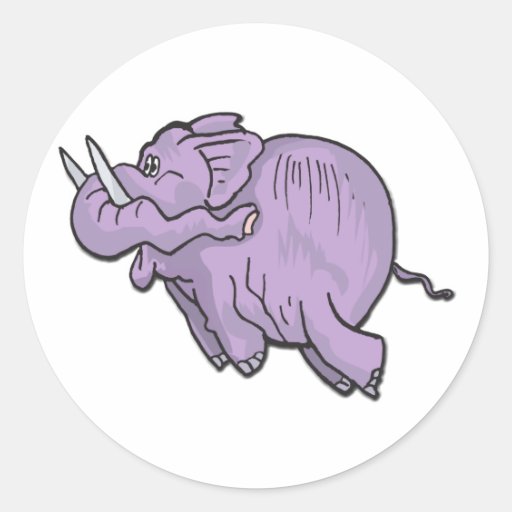 Flying Elephant Stickers
