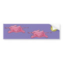 Flying Elephants bumper stickers by floatinglemons Flying Elephants bumper stickers