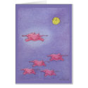Flying Elephants Card by floatinglemons Flying Elephants Card