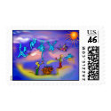 Flying elephants postage by irinski Flying elephants postage
