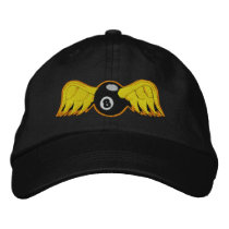 Flying Eye 8 Ball embroidered hats