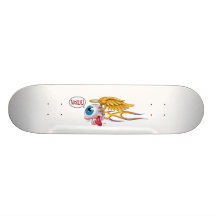Flying Eyeball Angel (Wonk!) #1 Custom Skateboard
