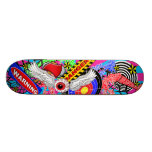 Flying eyeball skateboard