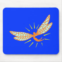 flying Fee flying fairy Mousepads