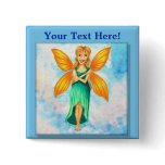 Flying Feel Better Fairy Button