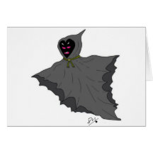 Flying fiend greeting cards