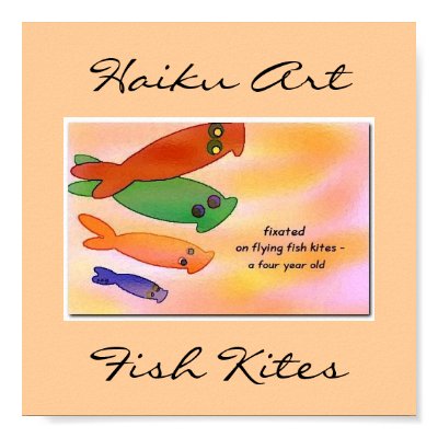 Flying Fish Kites Print by Reflekshins