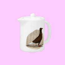 Flying Flight Red Self teapots