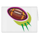 Flying Football cards by sportydesigns Flying Football cards
