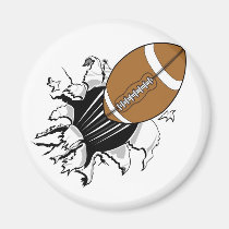 Flying Football magnets