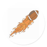 Flying Football Sticker
