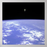 Flying Free in Space Poster