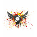 Flying Graffiti Record - Music Audio DJ Vinyl t-shirts