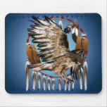 Flying Hawk Dreamcatcher Mousepad