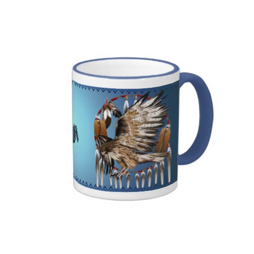 Flying Hawk Dreamcatcher Mug