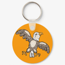 Flying hazard keychains